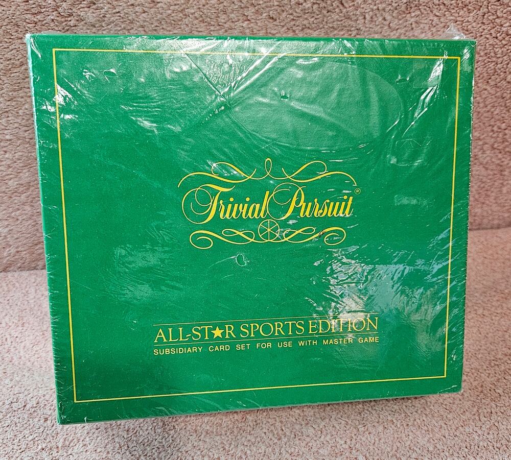 Vintage '81 Trivial Pursuit All-Star Sports Ed Subsidiary Card Set-New Old Stock